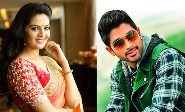 allu arjun,anchor sreemukhi,allu arjun new movie dj,heroine pooja hegde  యాంకర్ శ్రీముఖిని నో అన్న హీరో..!  